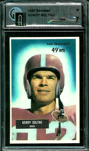Gordon Soltau - 1955 Bowman #66 - GAI 7