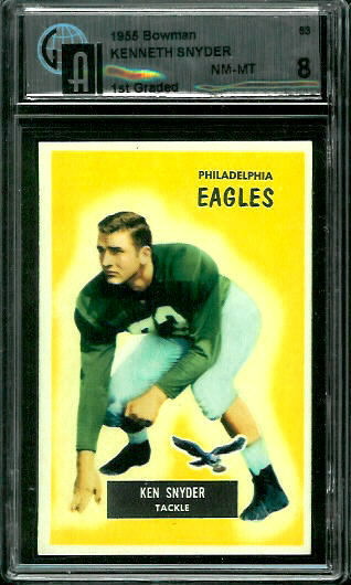 Ken Snyder - 1955 Bowman #63 - GAI 8
