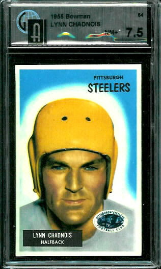 Lynn Chandnois - 1955 Bowman #54 - GAI 7.5