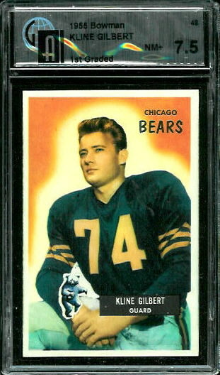 Kline Gilbert - 1955 Bowman #49 - GAI 7.5