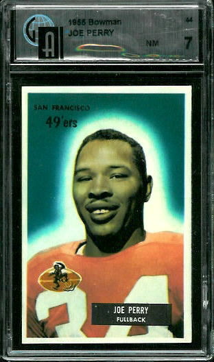 Joe Perry - 1955 Bowman #44 - GAI 7
