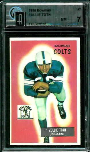 Zollie Toth - 1955 Bowman #147 - GAI 7