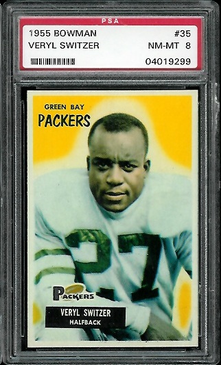 Veryl Switzer - 1955 Bowman #35 - PSA 8