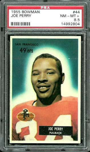 Joe Perry - 1955 Bowman #44 - PSA 8.5