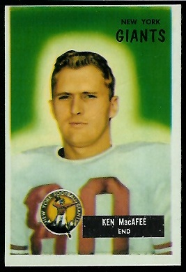 Ken MacAfee - 1955 Bowman #60 - nm+ oc