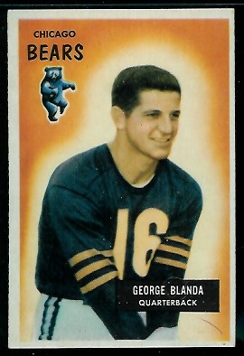 George Blanda - 1955 Bowman #62 - exmt