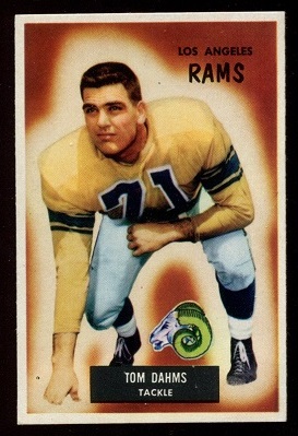Tom Dahms - 1955 Bowman #69 - exmt