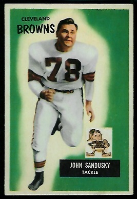 John Sandusky - 1955 Bowman #91 - exmt