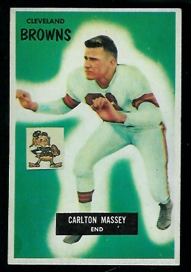 Carlton Massey - 1955 Bowman #98 - exmt