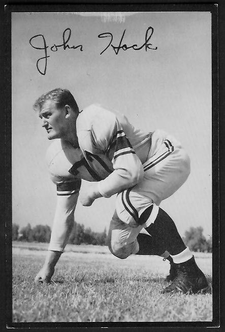 John Hock - 1955 Rams Team Issue #15 - ex