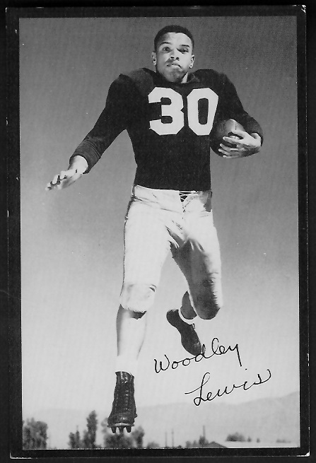 Woodley Lewis - 1955 Rams Team Issue #18 - ex
