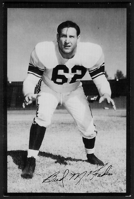 Bud McFadin - 1955 Rams Team Issue #21 - ex