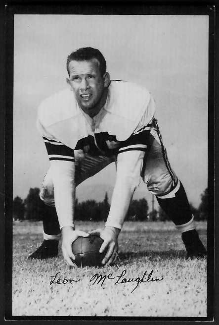 Leon McLaughlin - 1955 Rams Team Issue #22 - ex