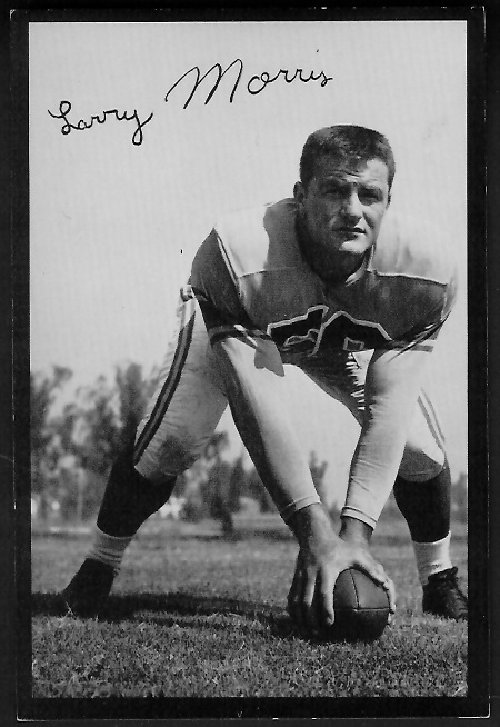 Larry Morris - 1955 Rams Team Issue #24 - ex