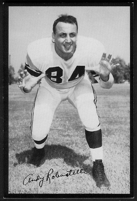 Andy Robustelli - 1955 Rams Team Issue #29 - ex