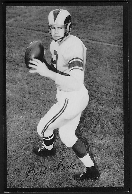 Bill Wade - 1955 Rams Team Issue #35 - ex