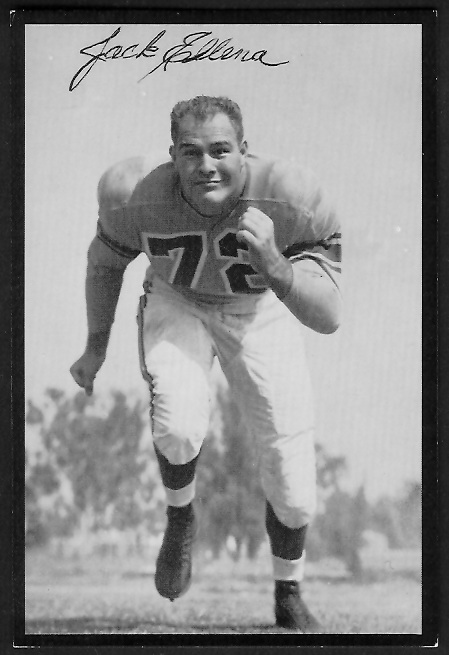 Jack Ellena - 1955 Rams Team Issue #6 - ex
