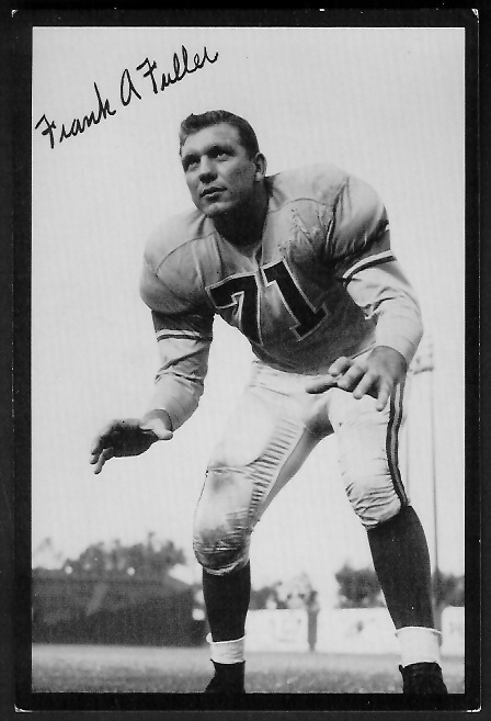 Frank Fuller - 1955 Rams Team Issue #9 - ex