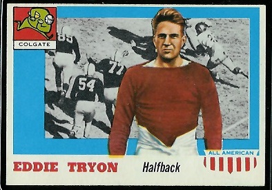 Eddie Tryon - 1955 Topps All-American #42 - exmt