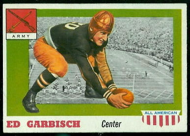Ed Garbisch - 1955 Topps All-American #44 - exmt