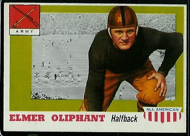 Elmer Oliphant - 1955 Topps All-American #45 - exmt