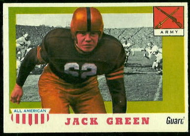 Jack Green - 1955 Topps All-American #53 - ex