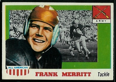 Frank Merritt - 1955 Topps All-American #55 - ex