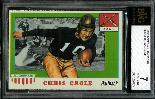 Chris Cagle - 1955 Topps All-American #95 - BVG 7