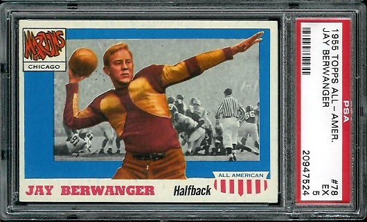 Jay Berwanger - 1955 Topps All-American #78 - PSA 5