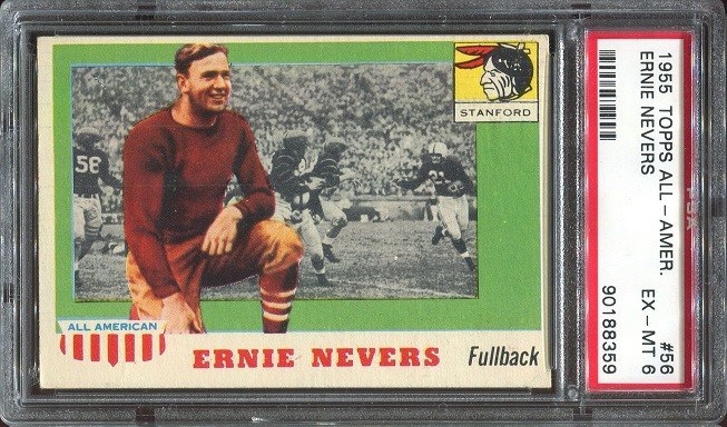 1955 Topps All-American #56 - Ernie Nevers - PSA 6