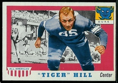 1955 Topps All-American #60 - Tiger Hill - nm oc