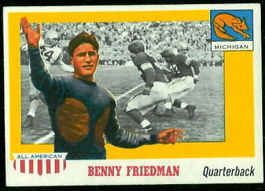 Benny Friedman - 1955 Topps All-American #64 - exmt