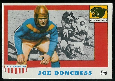 Joe Donchess - 1955 Topps All-American #65 - exmt