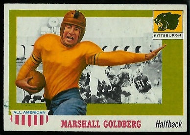 Marshall Goldberg - 1955 Topps All-American #89 - exmt