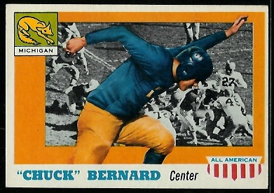 Chuck Bernard - 1955 Topps All-American #94 - exmt