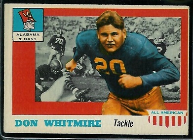 Don Whitmire - 1955 Topps All-American #99 - ex