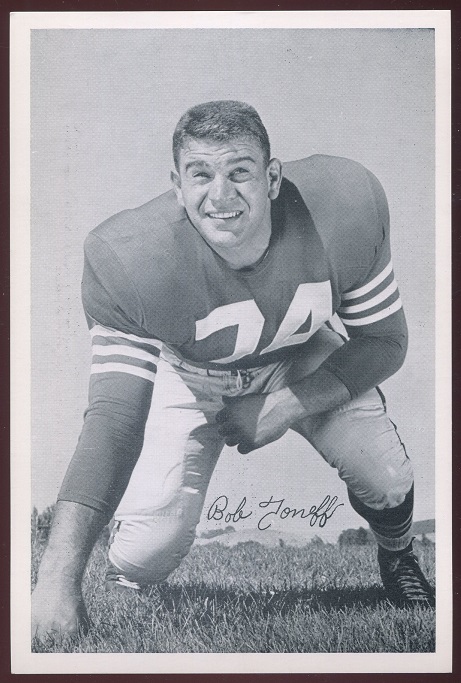 1956 49ers Team Issue #34 - Bob Toneff - nm
