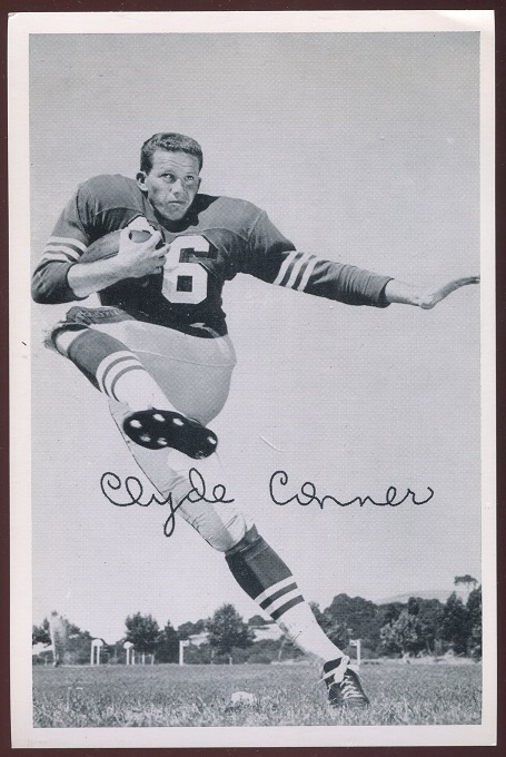 1956 49ers Team Issue #9 - Clyde Conner - ex