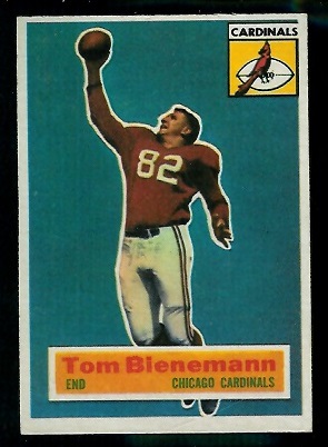1956 Topps #10 - Tom Bienemann - exmt