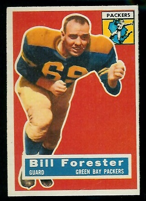 1956 Topps #79 - Bill Forester - exmt