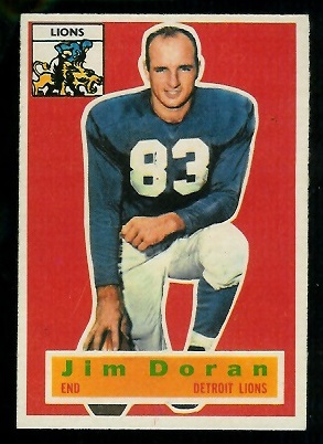 1956 Topps #80 - Jim Doran - exmt