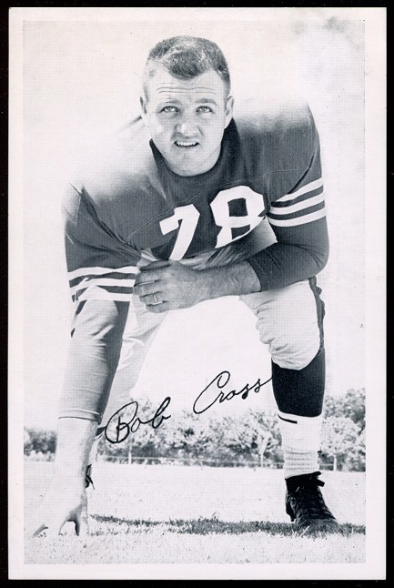 1957 49ers Team Issue #11 - Bobby Cross - exmt