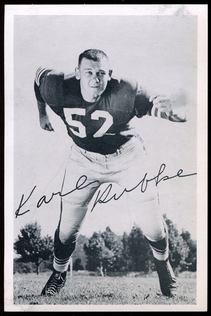 1957 49ers Team Issue #33 - Karl Rubke - exmt