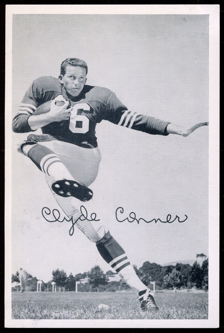 1957 49ers Team Issue #9 - Clyde Conner - exmt
