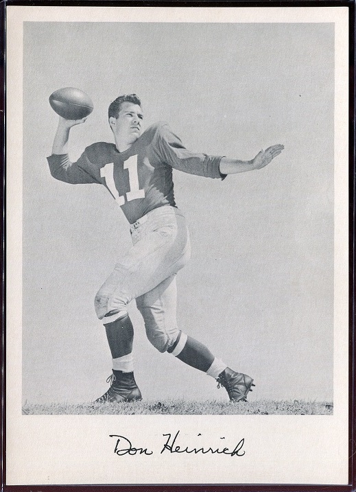 1957 Giants Team Issue #11 - Don Heinrich - nm+