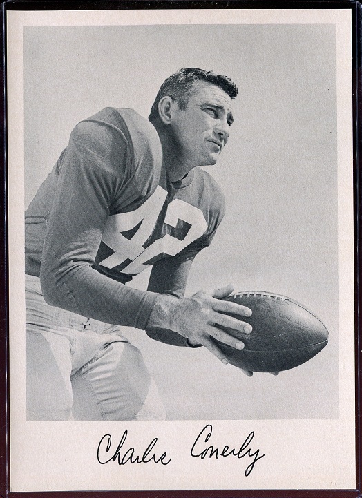 1957 Giants Team Issue #8 - Charley Conerly - nm+