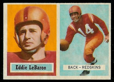 1957 Topps #1 - Eddie LeBaron - exmt