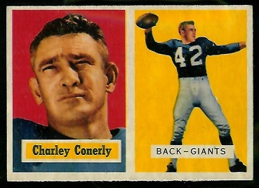 Charley Conerly - 1957 Topps #109 - exmt