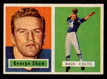George Shaw - 1957 Topps #115 - exmt