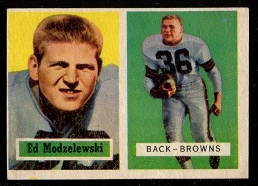 1957 Topps #127 - Ed Modzelewski - ex